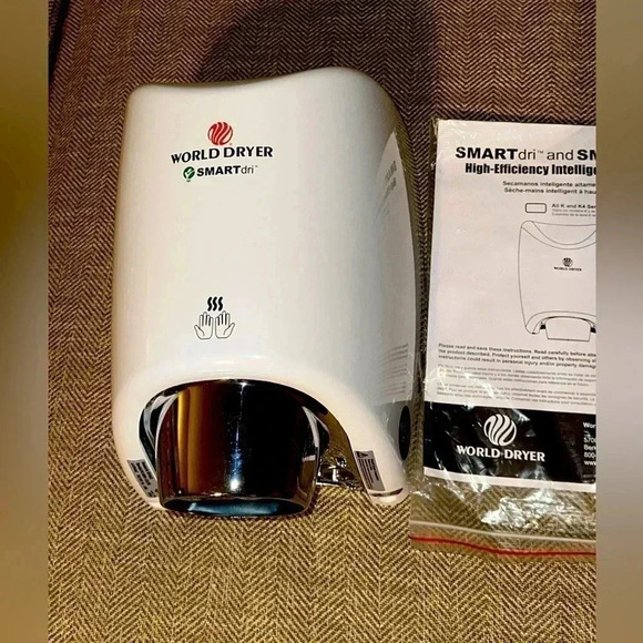 NWT WORLD DRYER Smart Dri Smart Dri Plus High Efficiency Intelligent Hand Dryer - Picture 1 of 11